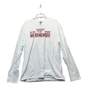 2021 VT Race 3.2 For 32 Run In Remembrance VA Tech Gildan Long Sleeve T-Shirt XL